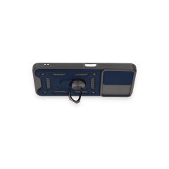 Xiaomi Redmi Note 12 4g Kılıf Pars Lens Yüzüklü Silikon - Lacivert