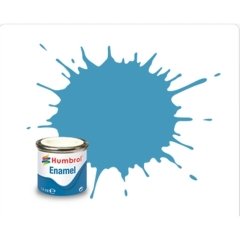 Enamel Maket Boyası - Mid Blue Mat - 14ml - N:89