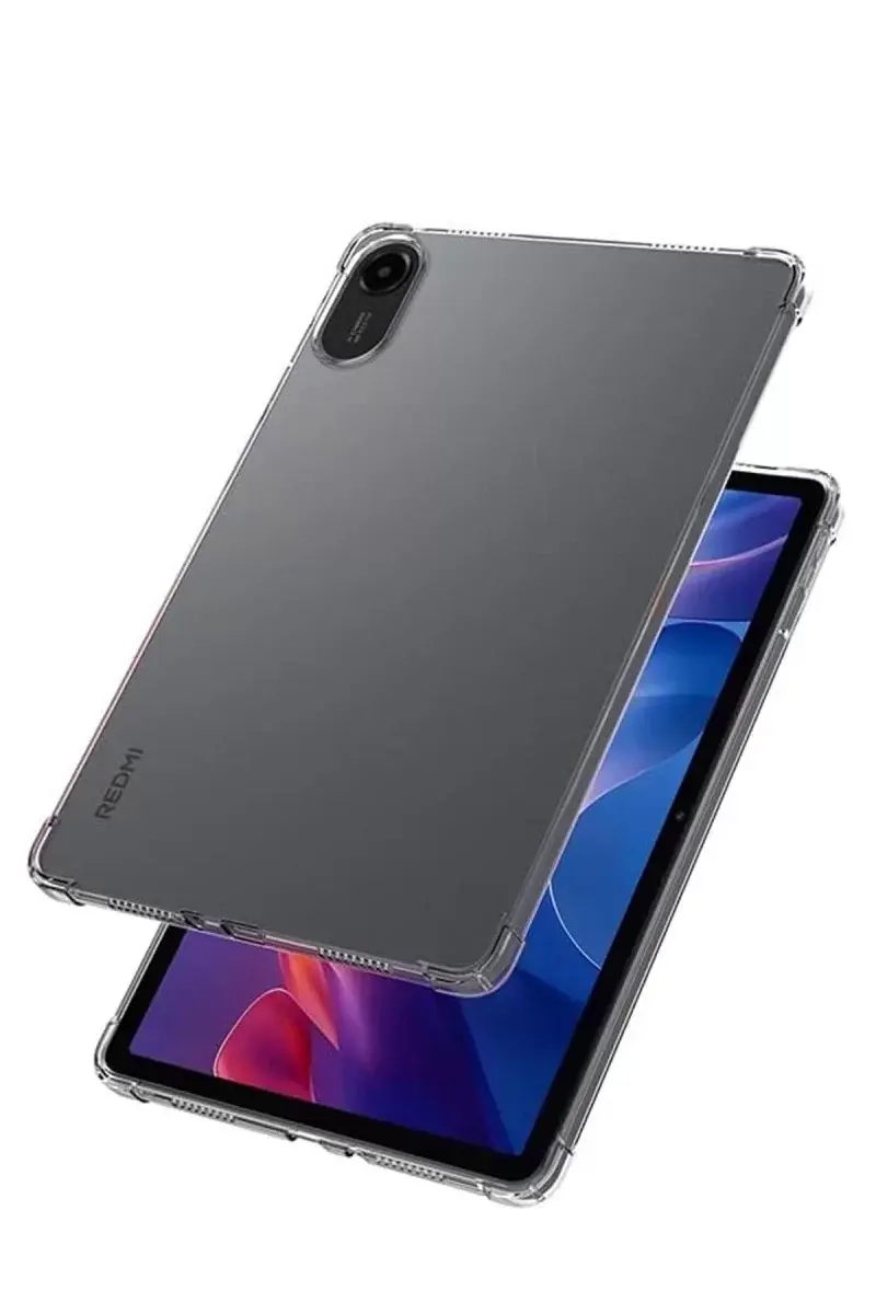 Newface Xiaomi Redmi Pad 2 Kılıf Anti Shock Tablet Silikon - Şeffaf