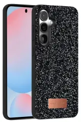 Onegif Samsung Galaxy S24 Fe Bright Simli Kapak - Siyah