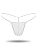 3'lü Renkli Transparan Tül String Tanga Tm0369
