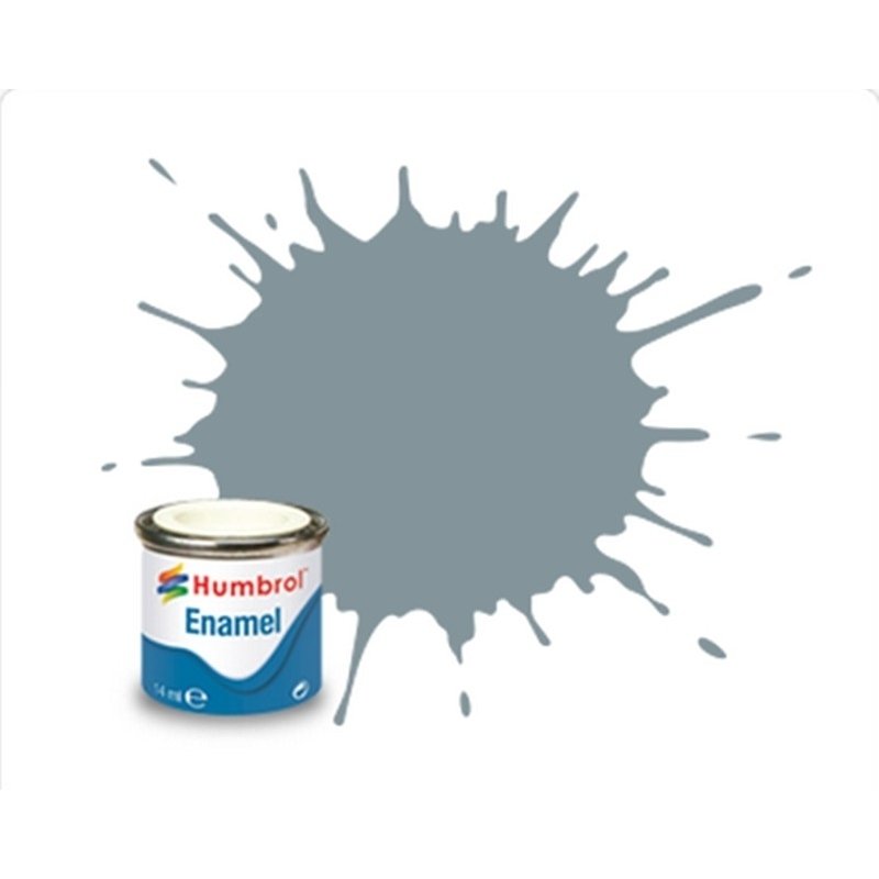Enamel Maket Boyası - Steel Grey Mat - 14ml - N:87