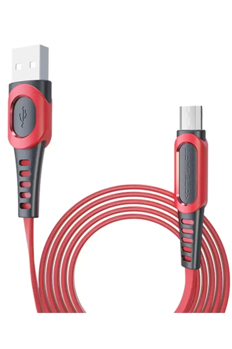 Konfulon Dc01 Süper Hızlı Micro Usb Kablo 1m 2.4a - Kırmızı