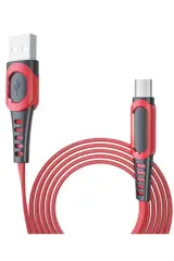 Konfulon Dc01 Süper Hızlı Micro Usb Kablo 1m 2.4a - Kırmızı