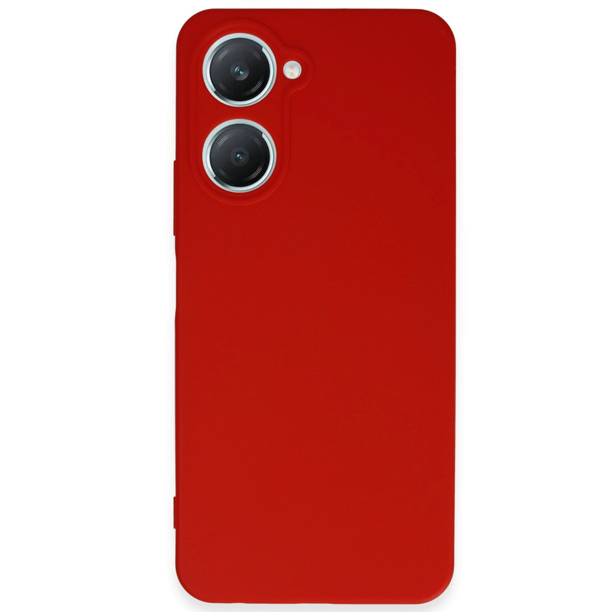 Vivo Y18 Kılıf First Silikon - Kırmızı