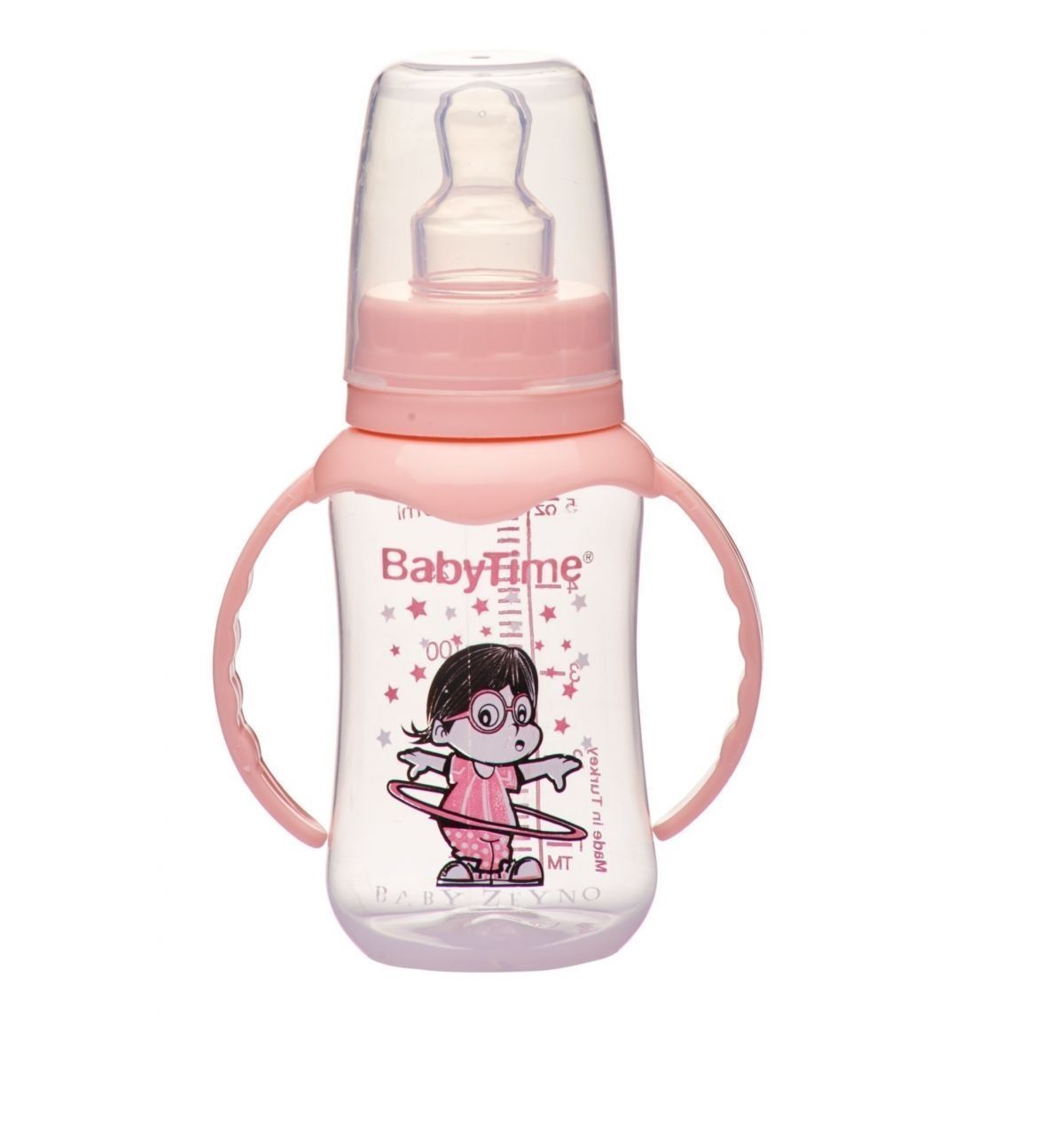 BabyTime BT070 Kulplu Pp Biberon 150Cc - Pembe