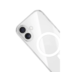 İphone 17 Kılıf Pc Real Magsafe Kapak - Şeffaf