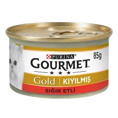 Purina Gourmet Gold Kıyılmış Sığır Etli Kedi Konservesi 85 Gr