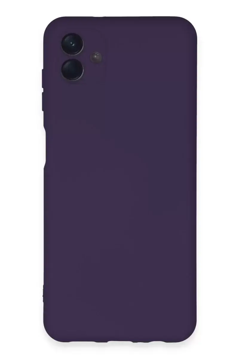 Newface Samsung Galaxy A04e Kılıf Nano İçi Kadife Silikon - Mor