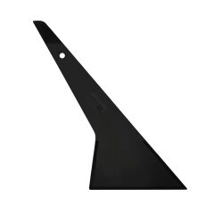 Uzun Saplı Yumuşak Isıya Dayanıklı Köşe Ragle Cam Filmi Çekme Aparatı 30x12cm Siyah