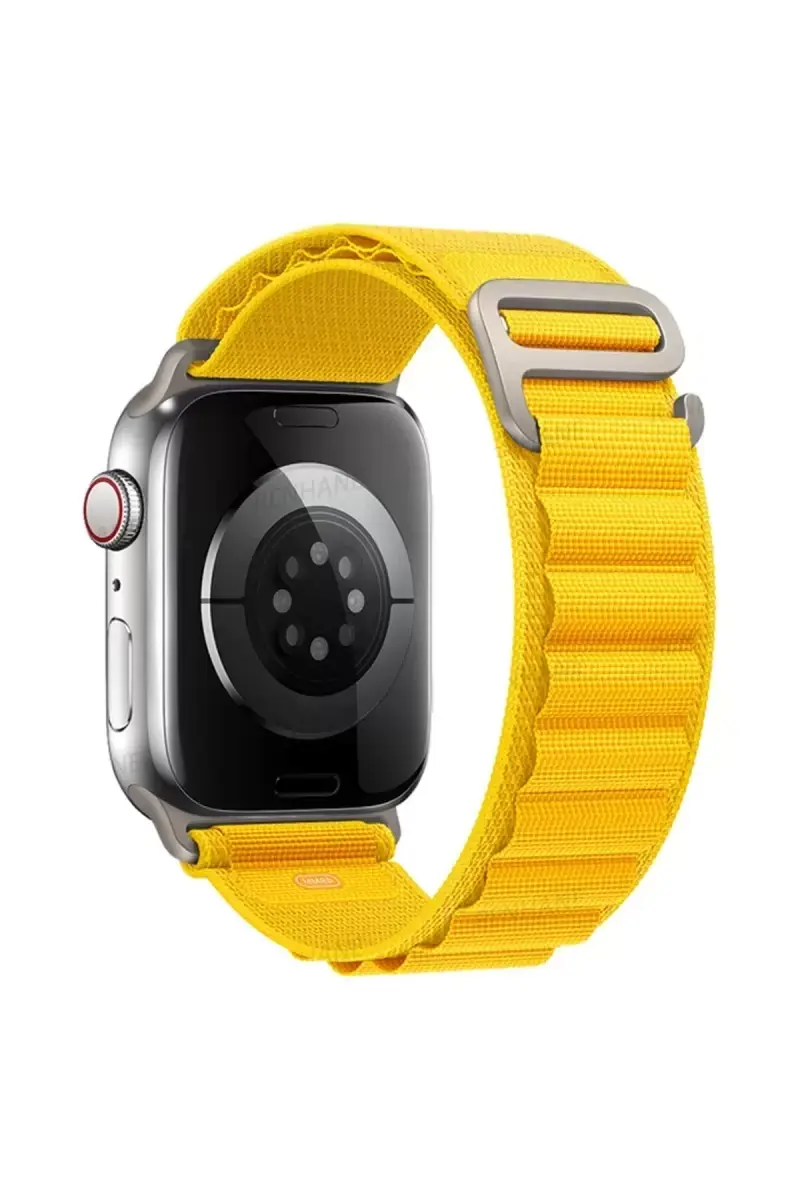 Newface Apple Watch 42mm Mountain Kordon - Sarı