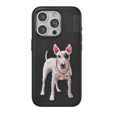 Venco  İphone 15 Pro Perma Desenli Kapak - Siyah