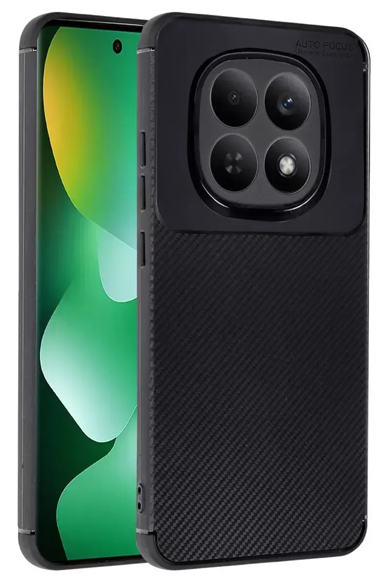 Newface Xiaomi Redmi Note 15 Pro 4g Auto Focus Karbon Kapak - Siyah