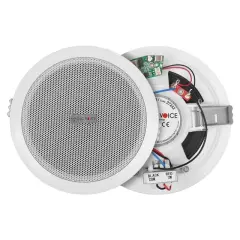 Magicvoice Tpı-350 5.25'' (13.5 Cm) Hat Trafolu Alçıpan/asma Tavan Tipi Hoparlör (6w Rms - Mp3 Usb Uyumlu) - Beyaz