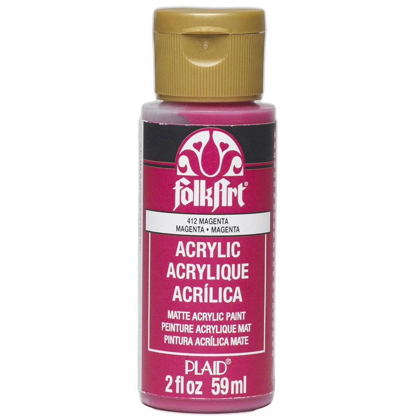 Folkart Akrilik Boya 59 ml - 412 Magenta