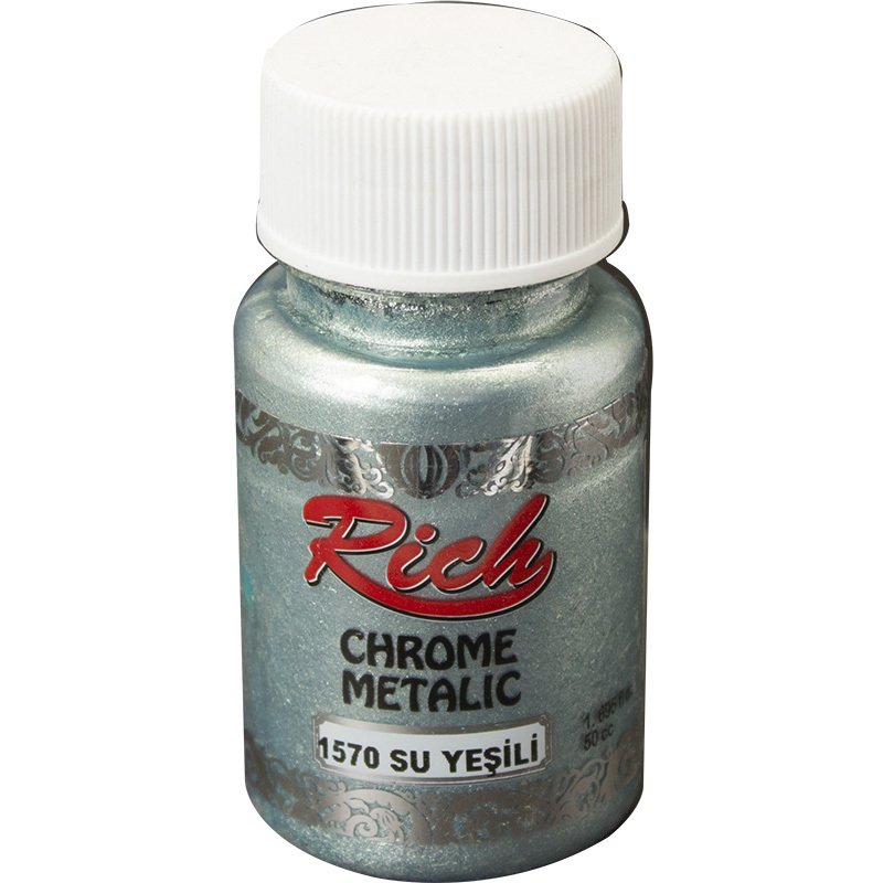 Chrome Metalik Boya - 60cc - Su Yeşili - N.1570