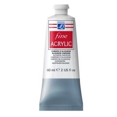 Fine Akrilik Boya 60ml N:328 Alizarin Carmine