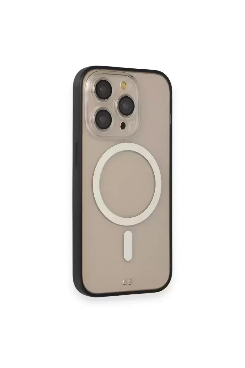 Newface Apple İphone 14 Pro Kılıf Grand Magneticsafe Kapak - Siyah