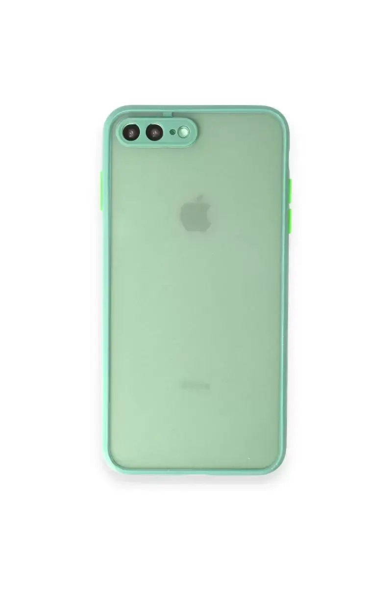 Newface Apple İphone 7 Plus Kılıf Montreal Silikon Kapak - Turkuaz