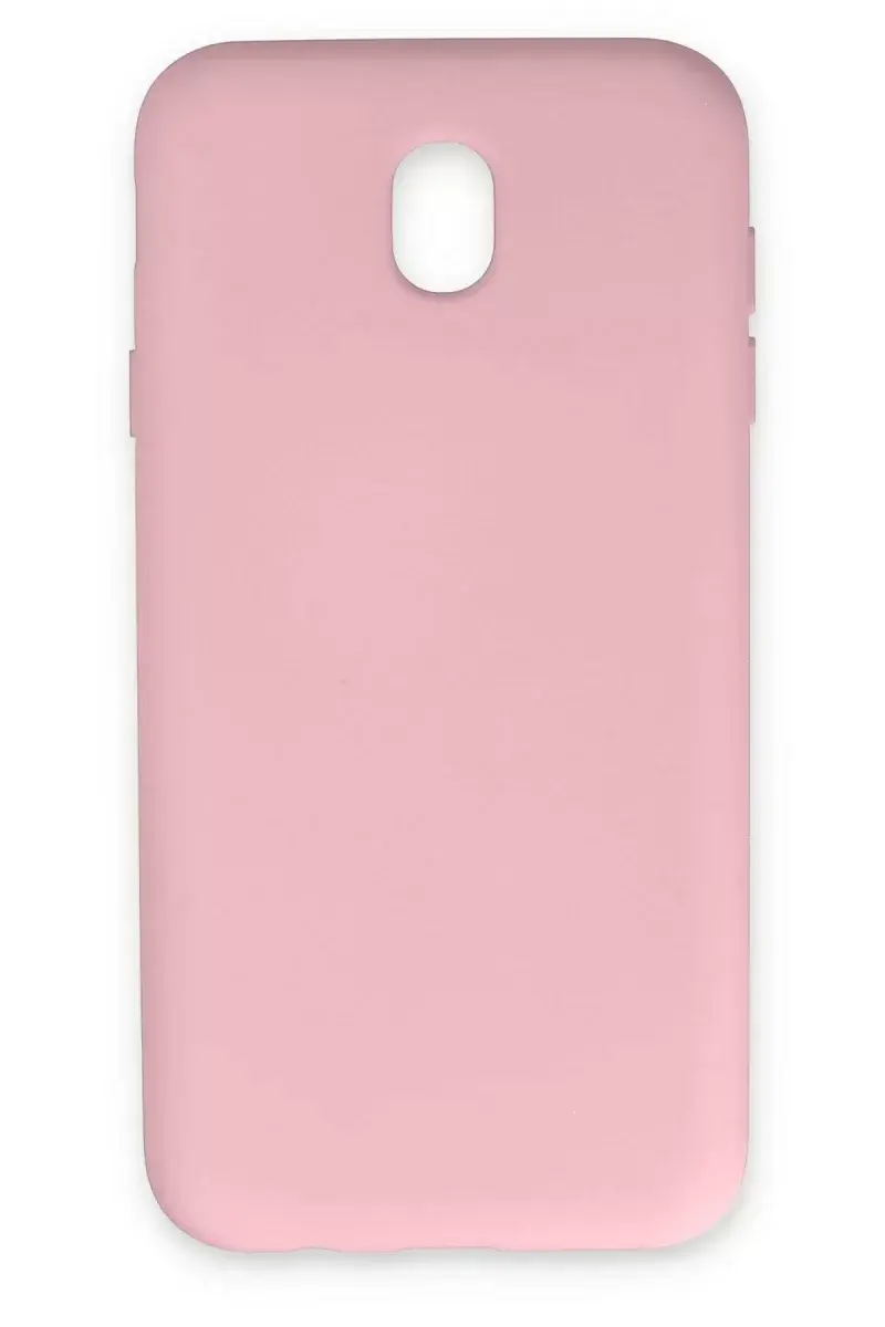 Newface Samsung Galaxy J7 Pro / J730 Kılıf Nano İçi Kadife Silikon - Pudra