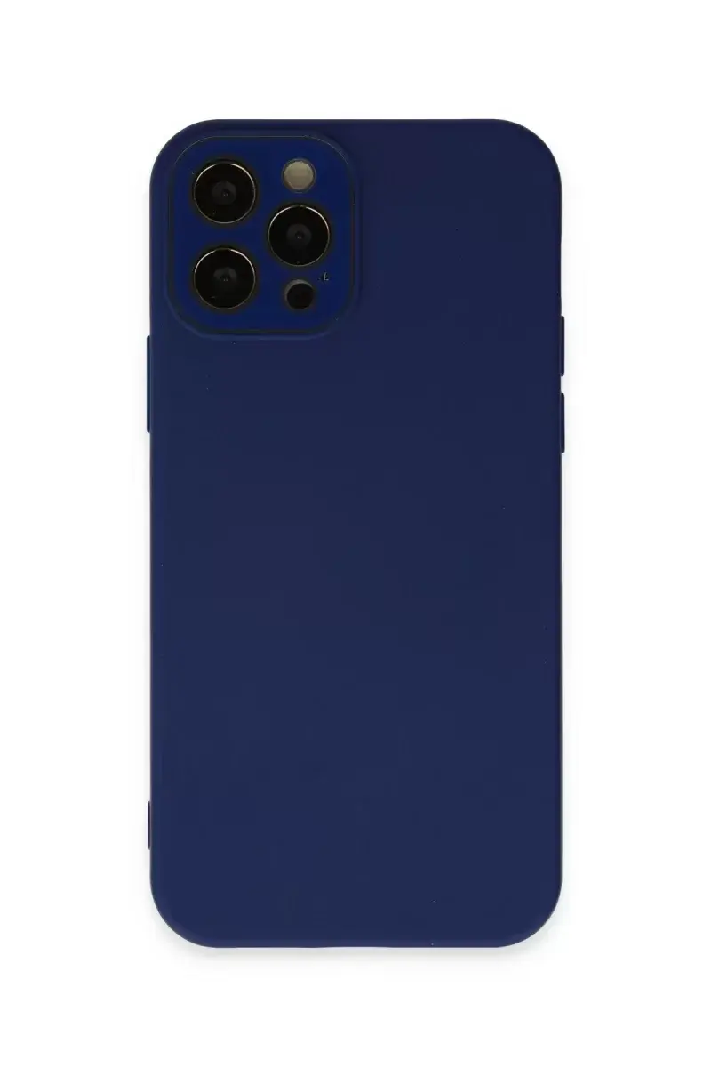 Newface İphone 12 Pro Kılıf Lansman Glass Kapak - Sky Blue