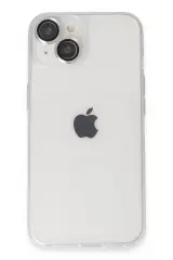 Newface Apple İphone 14 Kılıf Luko Lens Silikon - Gümüş