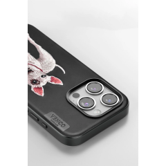 Venco  İphone 15 Pro Max Perma Desenli Kapak - Lacivert