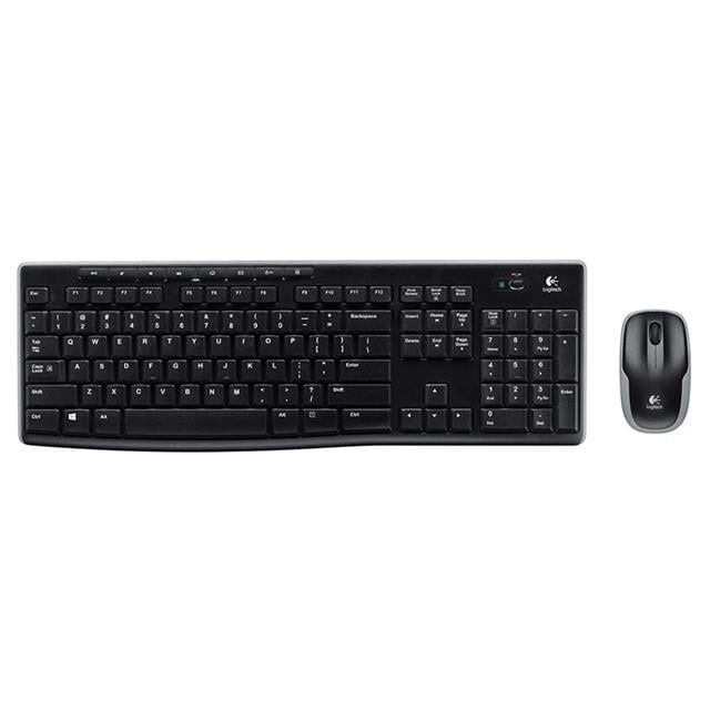 Logitech Mk270 Kablosuz Klavye Set Mm Q Tr Siyah