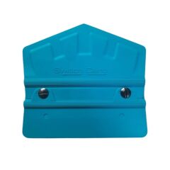Switch Card Üçgen Ragle PPF/TPH Cam Filmi Çekme Uygulama Aparatı Teflonlu 90A Sertlik 10x9cm Turkuaz Mavi