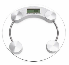 Baskül Dijital Yuvarlak Cam Baskül Terazi 180kg. Tf-1051