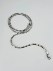 Gri Çelik Çelik Kolye 60 Cm - Ekl0056
