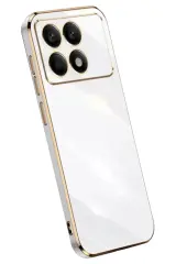 Newface Xiaomi Poco X6 Pro Kılıf Volet Silikon - Beyaz