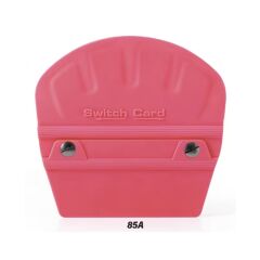 Switch Card Oval Ragle PPF/TPH Cam Filmi Çekme Uygulama Aparatı Teflonlu 85A Sertlik 10x9cm Pembe