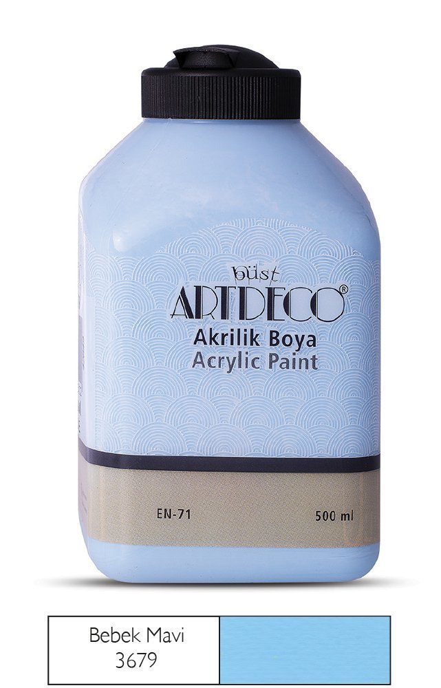 Akrilik Boya 500 ML Bebek Mavi 70L-3679