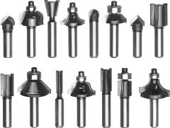 Einhell  15 Parça Karışık Freze Ucu Seti 8 mm Şaft