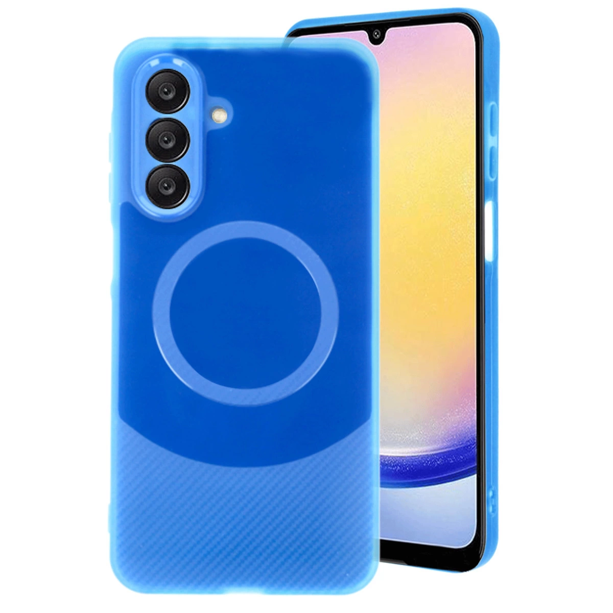 Samsung A16 5g Kılıf Maya Karbon Kapak - Lacivert
