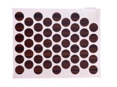 Yapışkanlı Vida Tapası Abanoz 14 mm