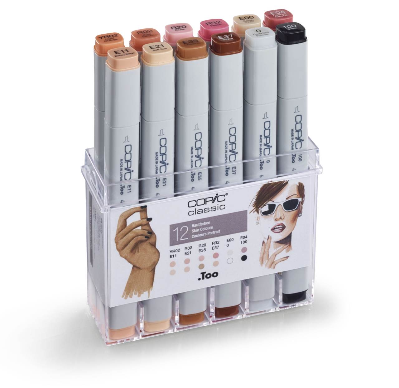Classic Skin Tones Set 12'li