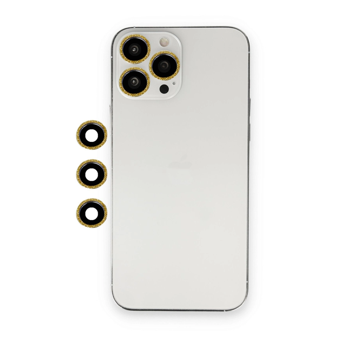 İphone 12 Pro Max Shine Kamera Lens - Gold