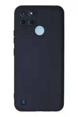Newface Realme C25y Kılıf Nano İçi Kadife Silikon - Lacivert