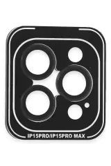 Joko İphone 15 Pro Max Pvd Metal Kamera Lens - Siyah