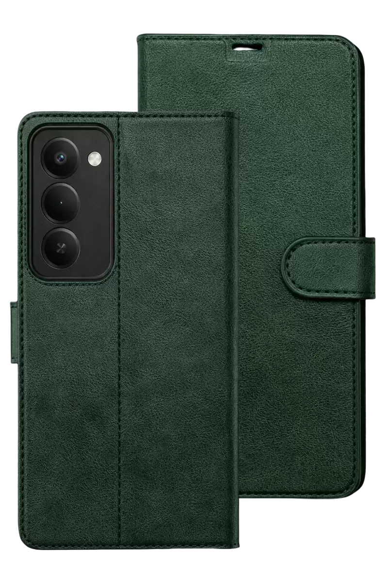Newface Xiaomi Redmi 15 5g Trend S Plus Kapaklı Kılıf - Yeşil