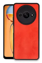 Newface Xiaomi Redmi A3 4g Kılıf Aras Deri Kapak - Kırmızı