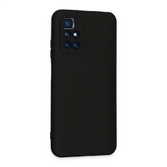 Xiaomi Redmi 10 2022 Kılıf Nano İçi Kadife Silikon - Siyah