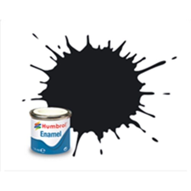 Enamel Maket Boyası - Black Gloss - 14ml - N:21
