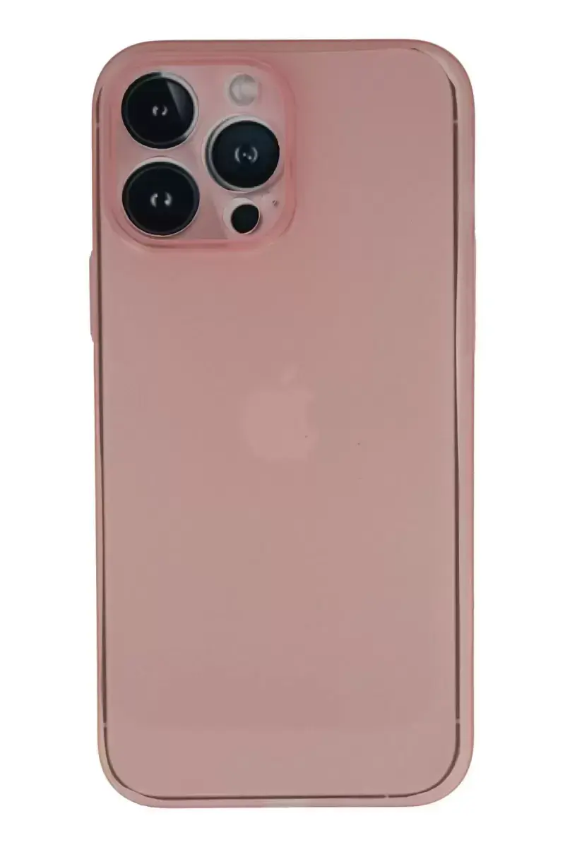Newface İphone 13 Pro Kılıf Pp Ultra İnce Kapak - Pembe