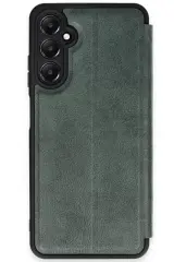 Newface Samsung Galaxy A35 5g Kılıf Flip Cover - Koyu Yeşil