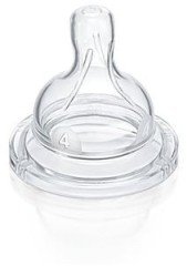Avent Biberon emziği, hızlı akış, Y kesik, 6m+ 2'li