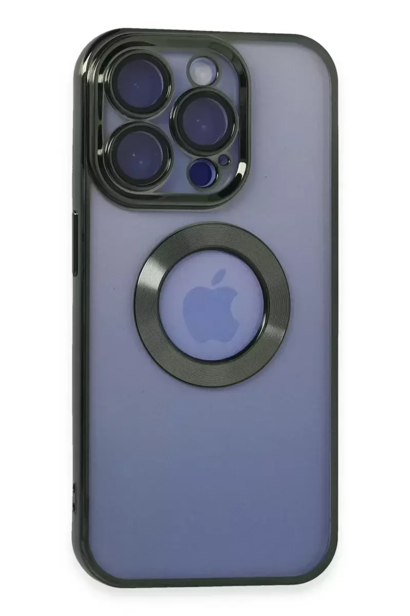 Newface İphone 15 Pro Max Kılıf Slot Silikon - Köknar Yeşili