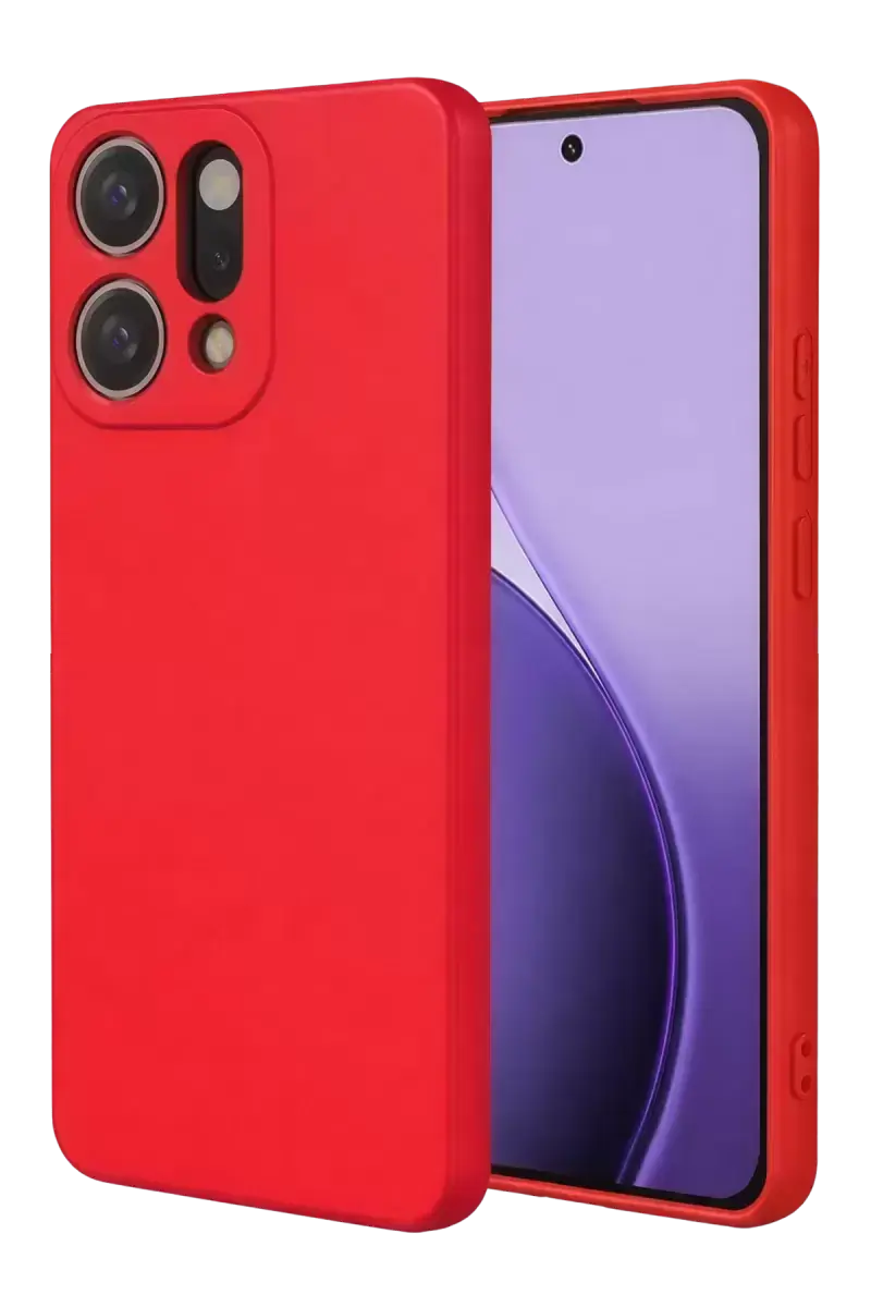 Newface Oppo Reno 14 First Silikon - Kırmızı
